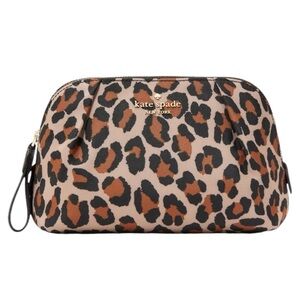 Kate Spade Leopard Cosmetic Bag